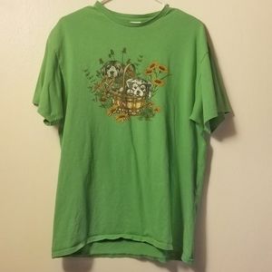 SOLD Vintage Green Puppy Shirt